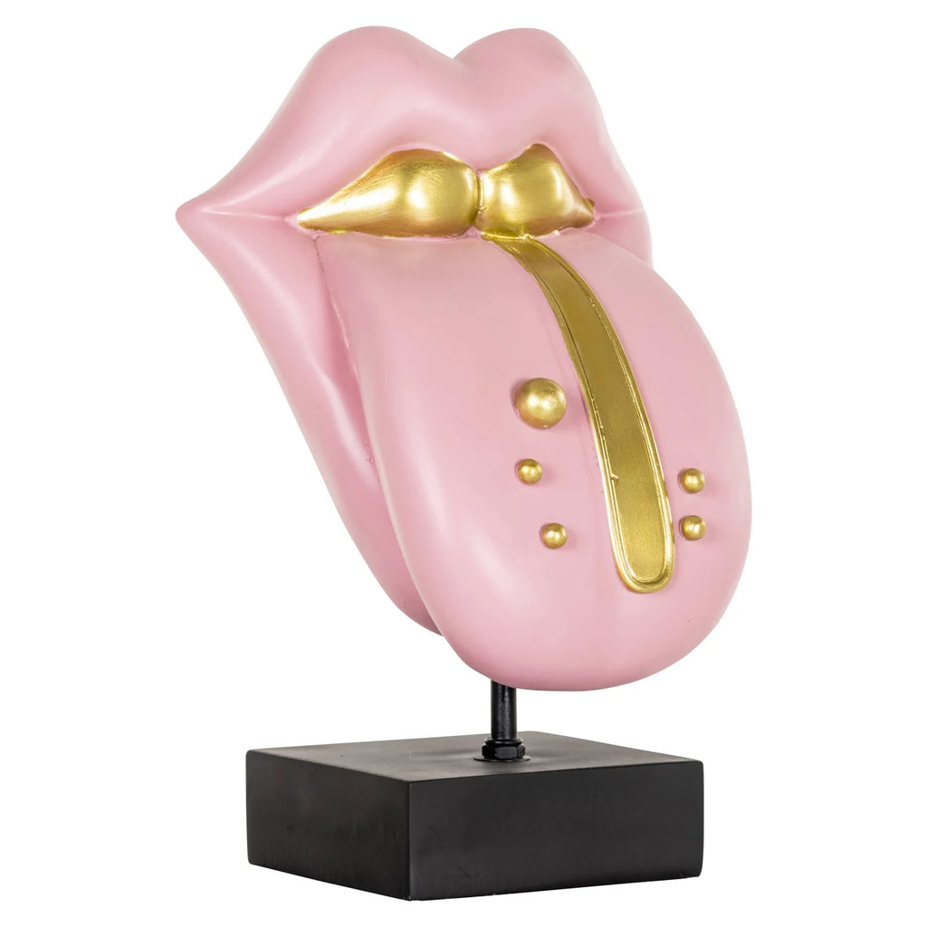 Dekoratives Objekt Tongue pink