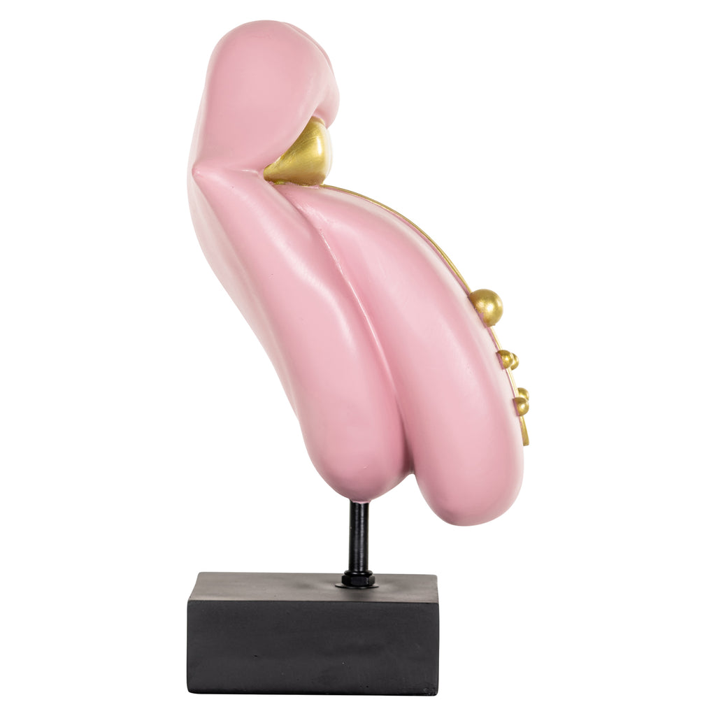 Dekoratives Objekt Tongue pink