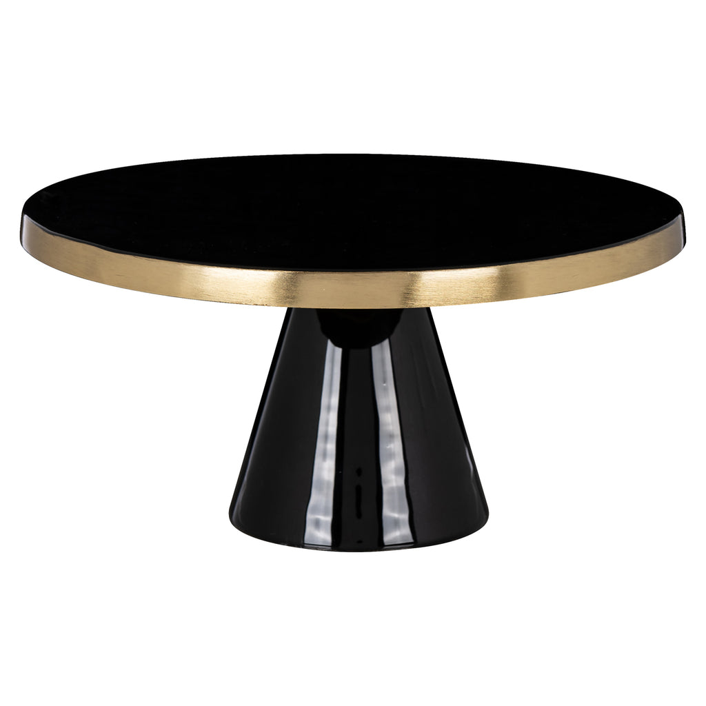 Kuchenplatte Elena black/gold