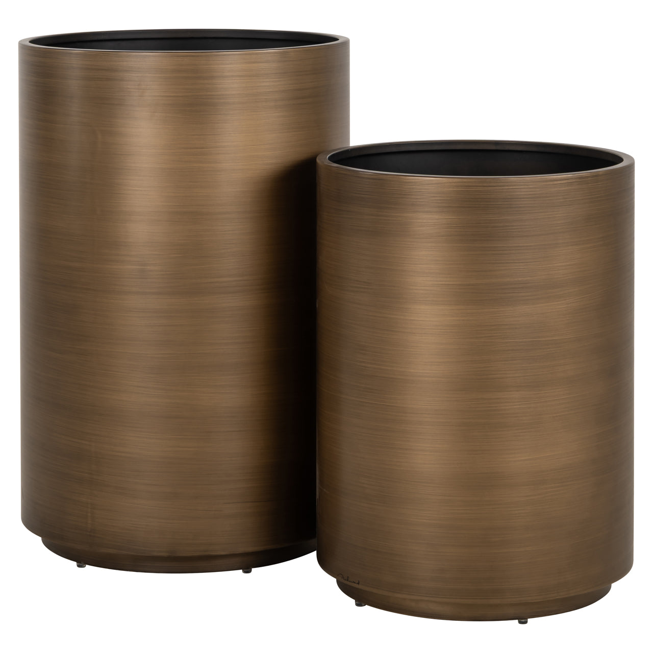 Pflanzgefäß Dira brushed gold 45Ø