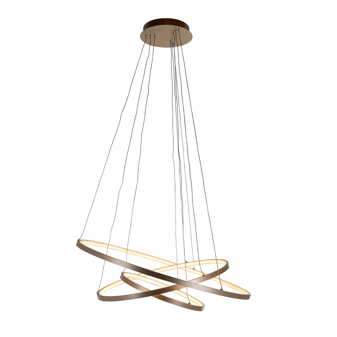 Pendelleuchte Amira gold