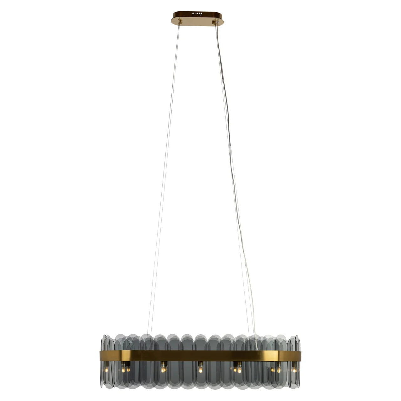 Pendelleuchte Julio brushed gold