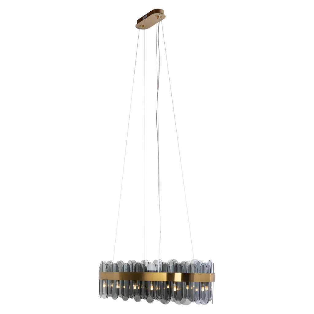 Pendelleuchte Julio brushed gold