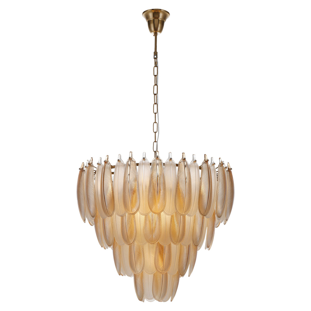 Pendelleuchte Chloe gold