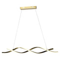 Pendelleuchte Lorine brushed gold