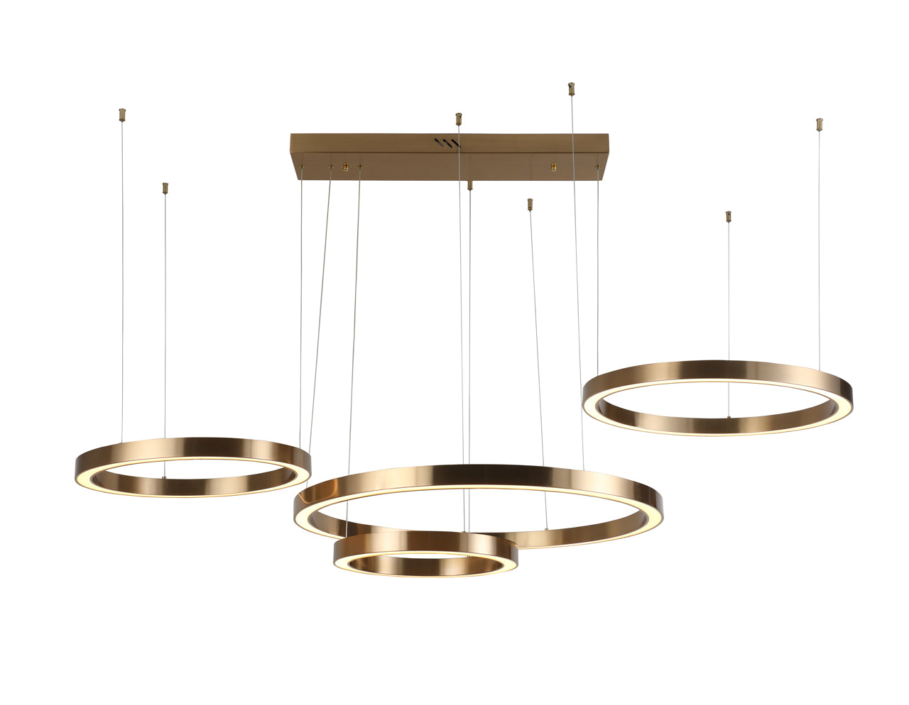 Pendelleuchte Lilou brushed gold