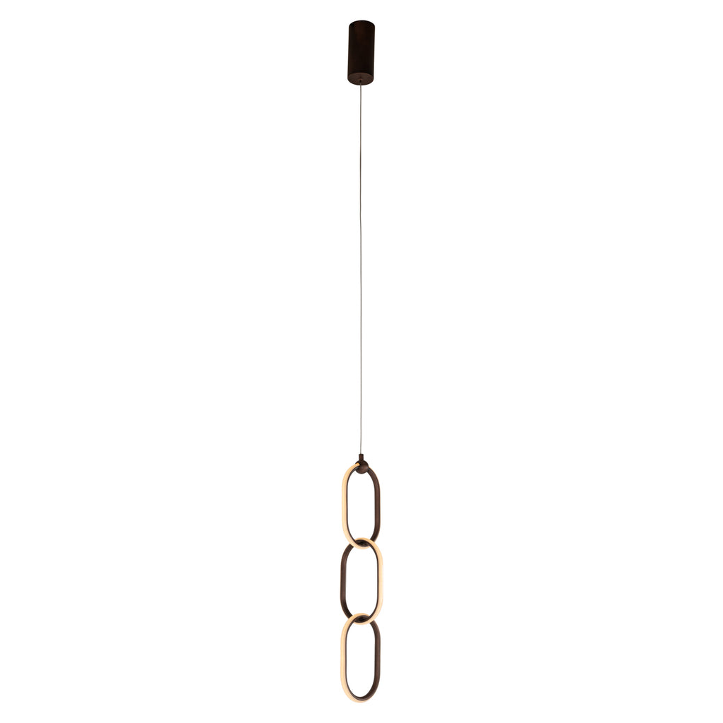 Pendelleuchte Lacey bronze