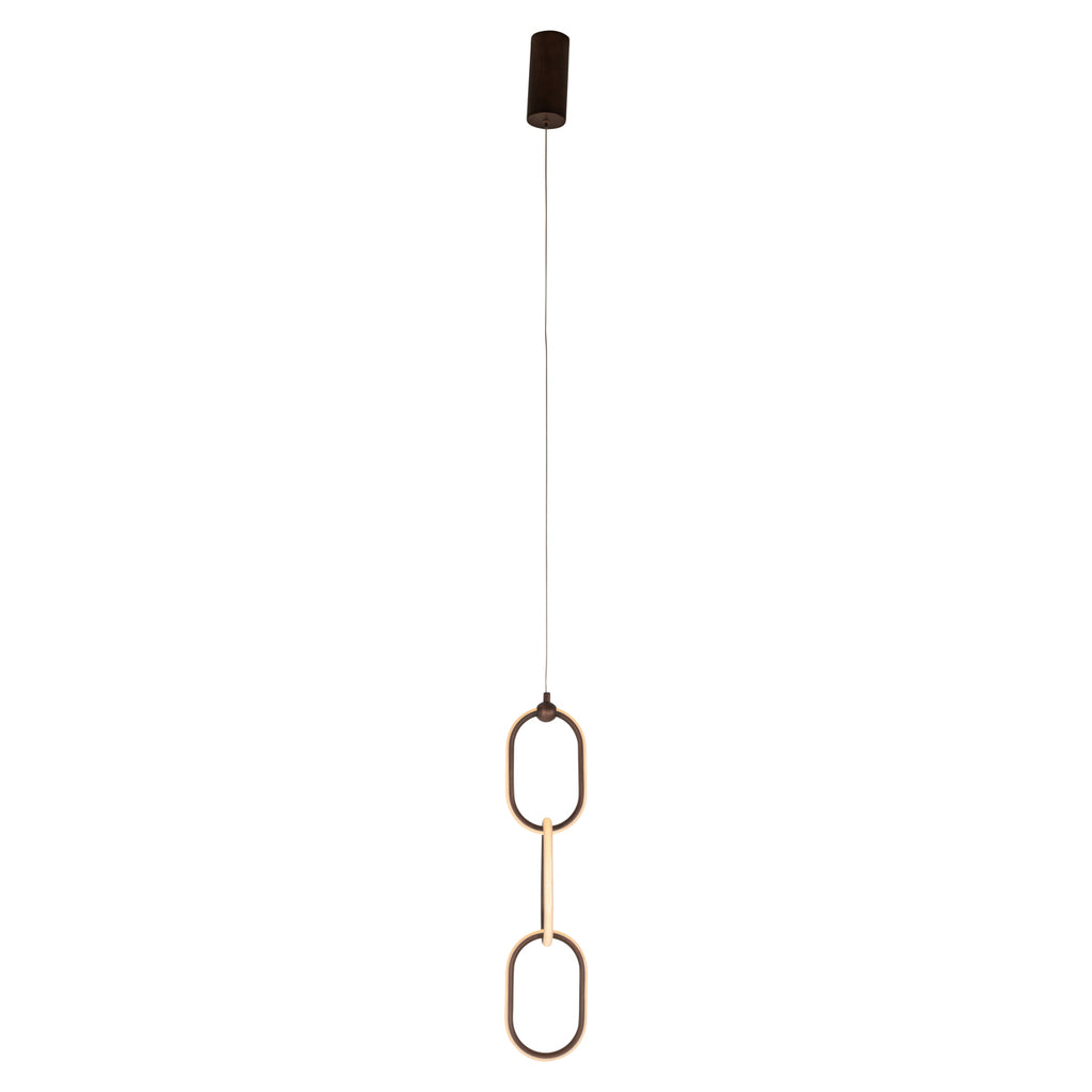 Pendelleuchte Lacey bronze