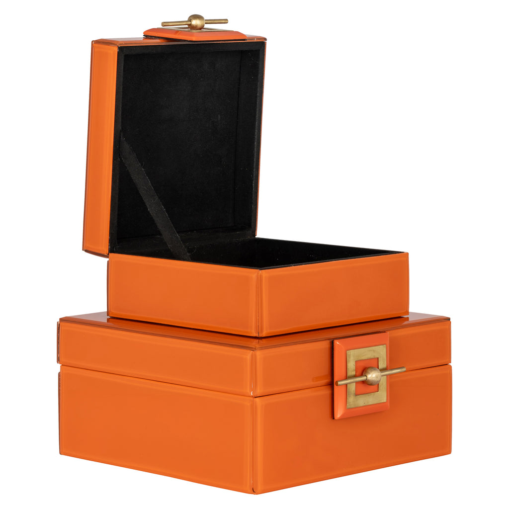 Aufbewahrungsbox Bodine orange small