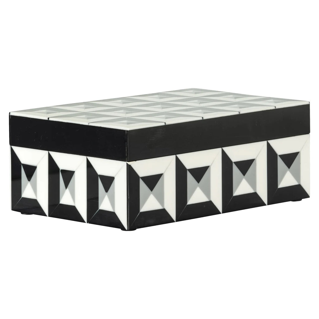 Aufbewahrungsbox Licia black/white