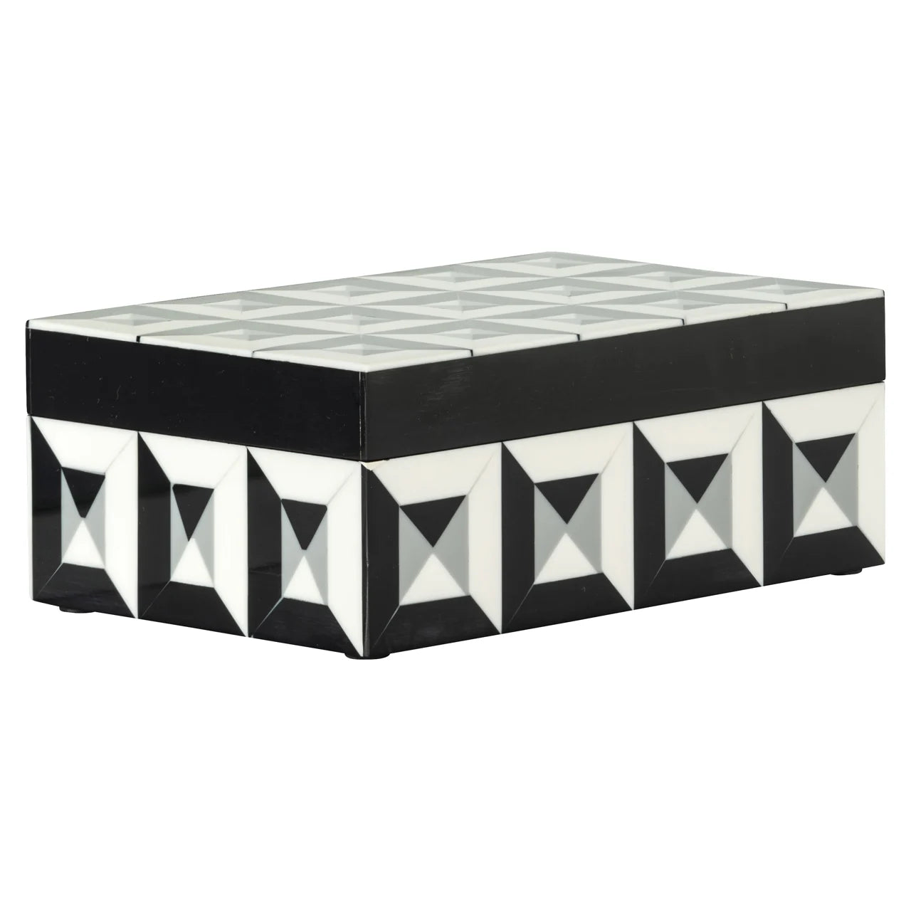 Aufbewahrungsbox Licia black/white