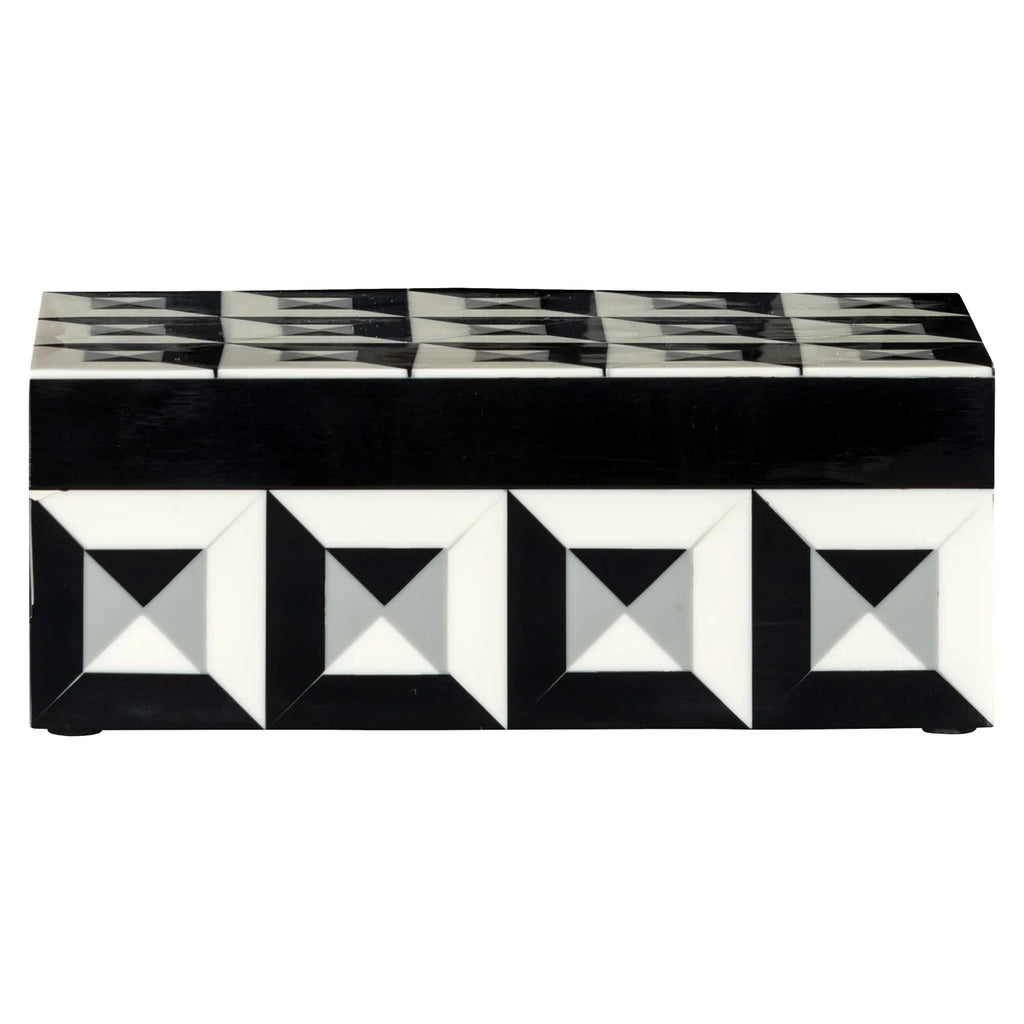 Aufbewahrungsbox Licia black/white