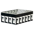 Aufbewahrungsbox Licia black/white large