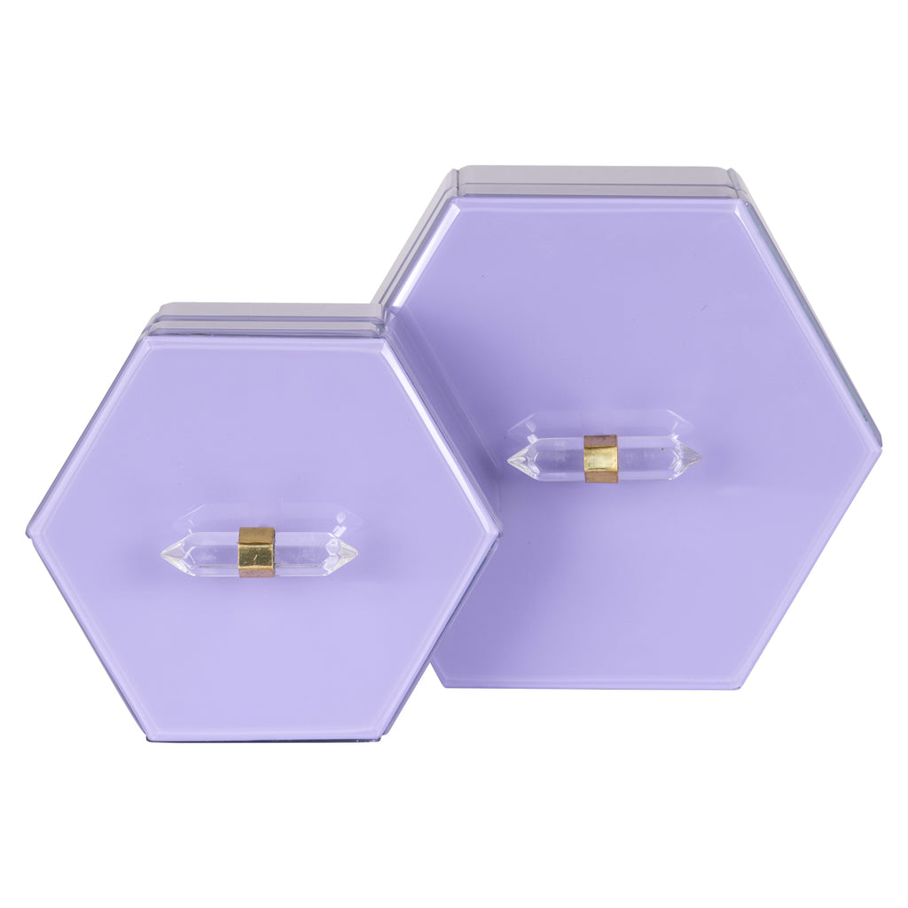 Aufbewahrungsbox Jutta purple small