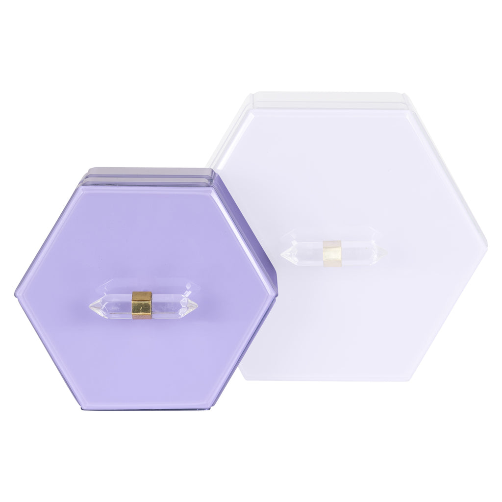 Aufbewahrungsbox Jutta purple small