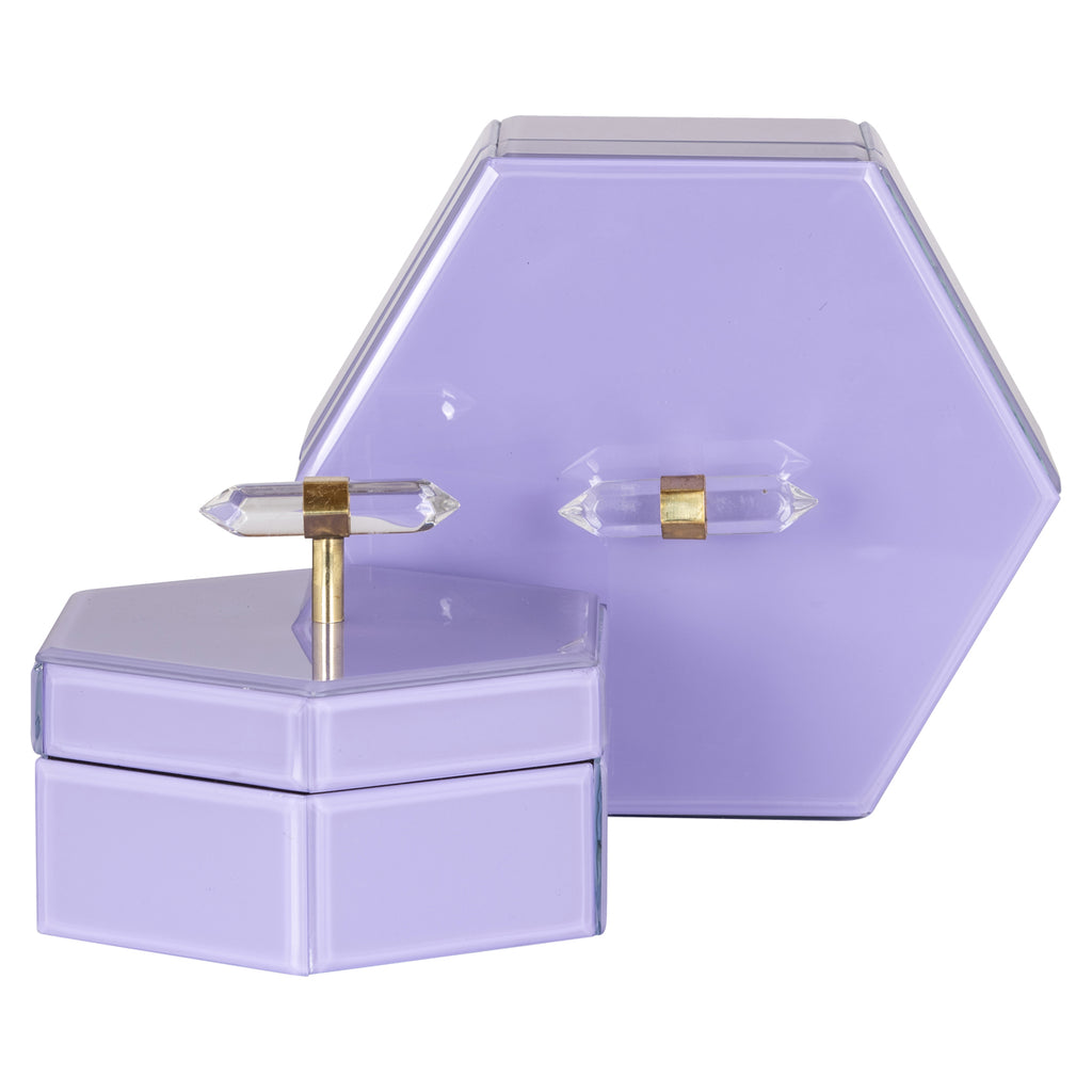 Aufbewahrungsbox Jutta purple small