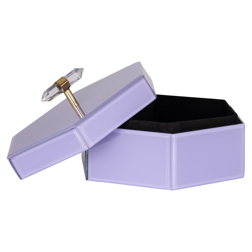 Aufbewahrungsbox Jutta purple large