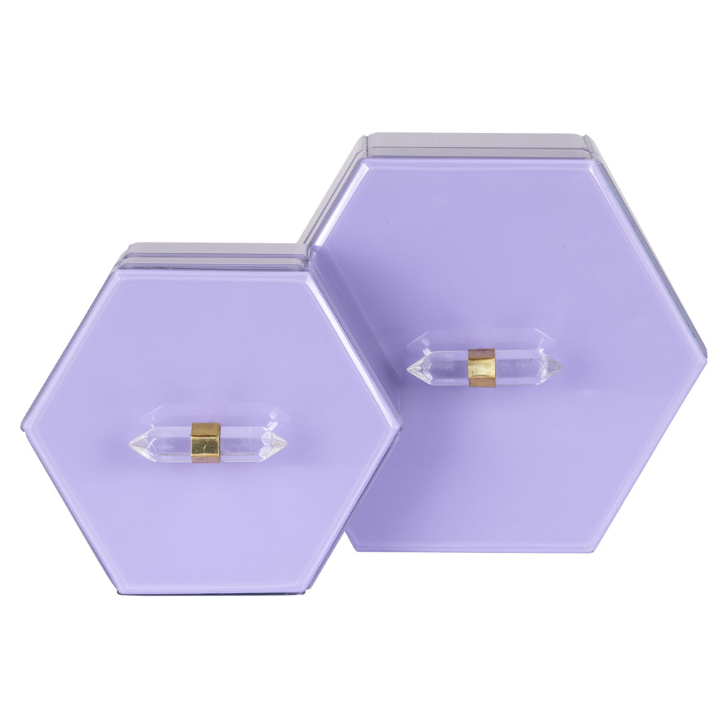 Aufbewahrungsbox Jutta purple large