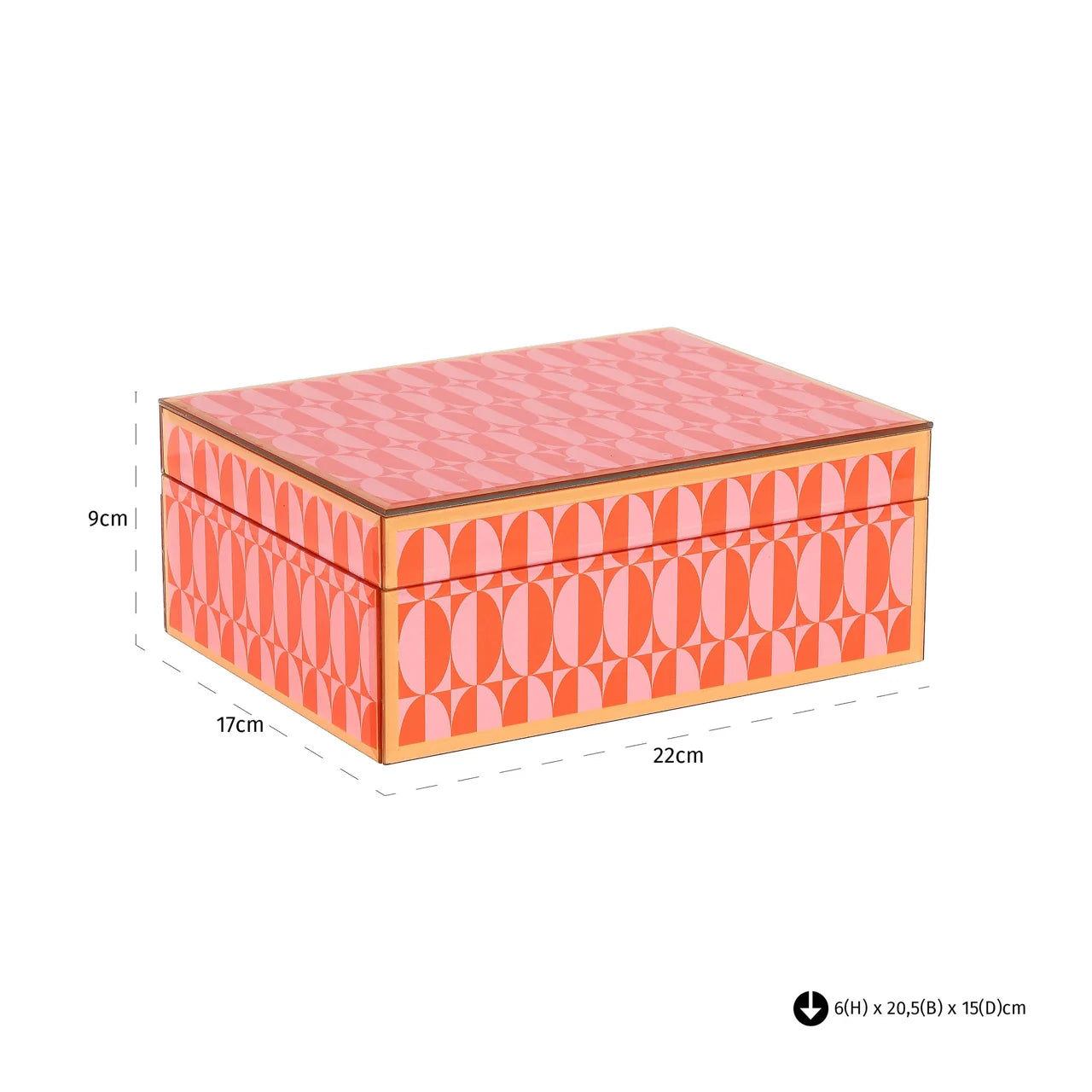 Aufbewahrungsbox Abba pink large