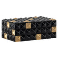 Aufbewahrungsbox Velicia black/gold