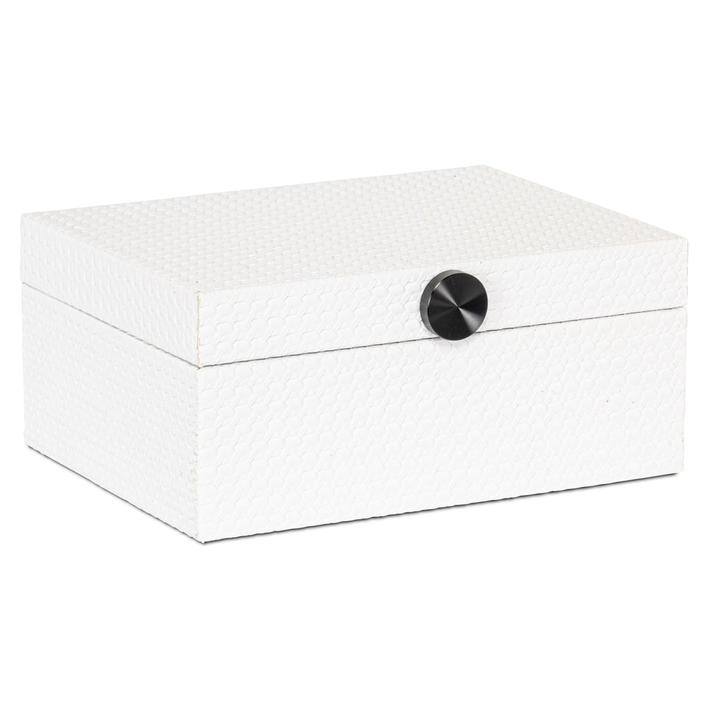 Aufbewahrungsbox Myrth white large