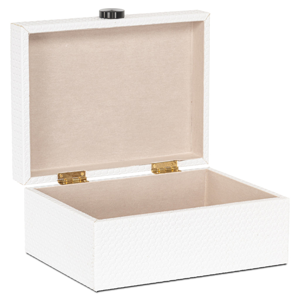 Aufbewahrungsbox Myrth white large