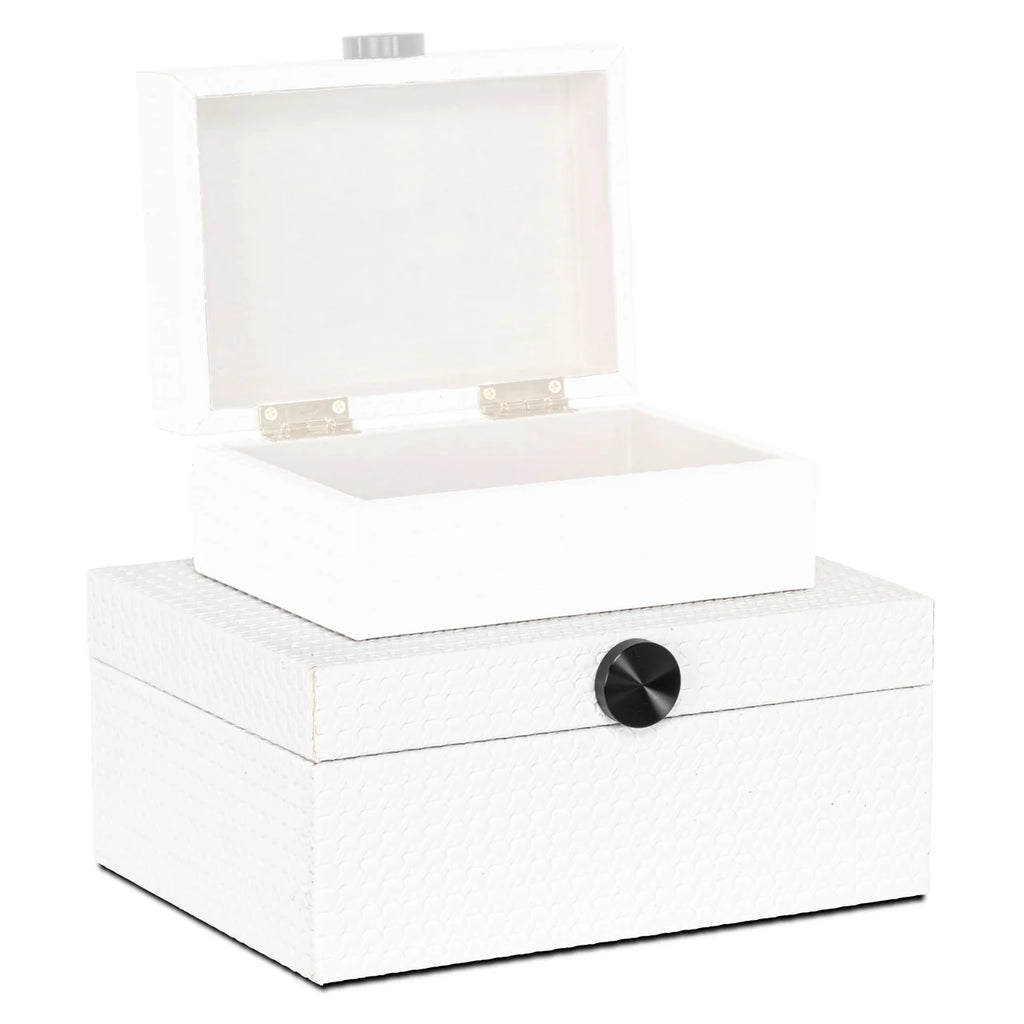 Aufbewahrungsbox Myrth white large