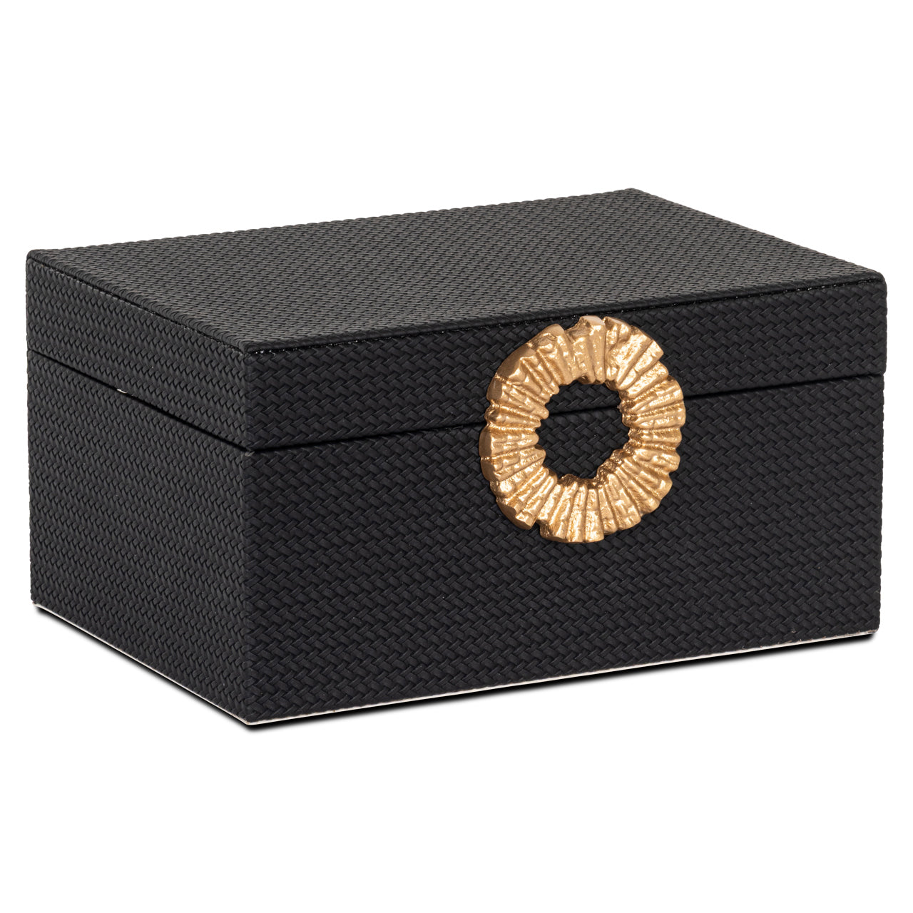 Aufbewahrungsbox Amal black/gold large
