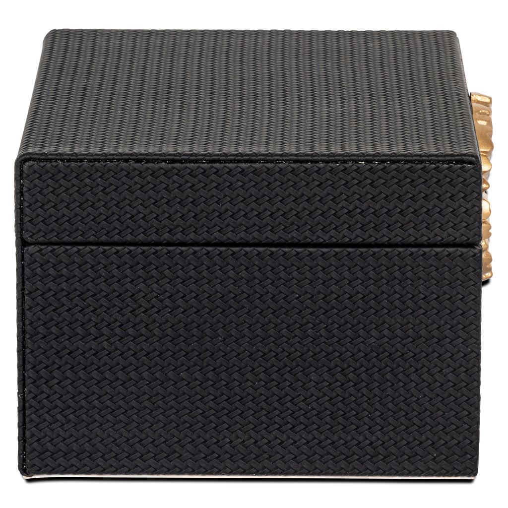 Aufbewahrungsbox Amal black/gold large