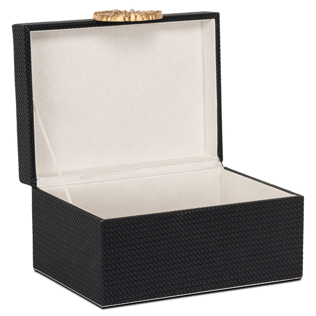 Aufbewahrungsbox Amal black/gold large