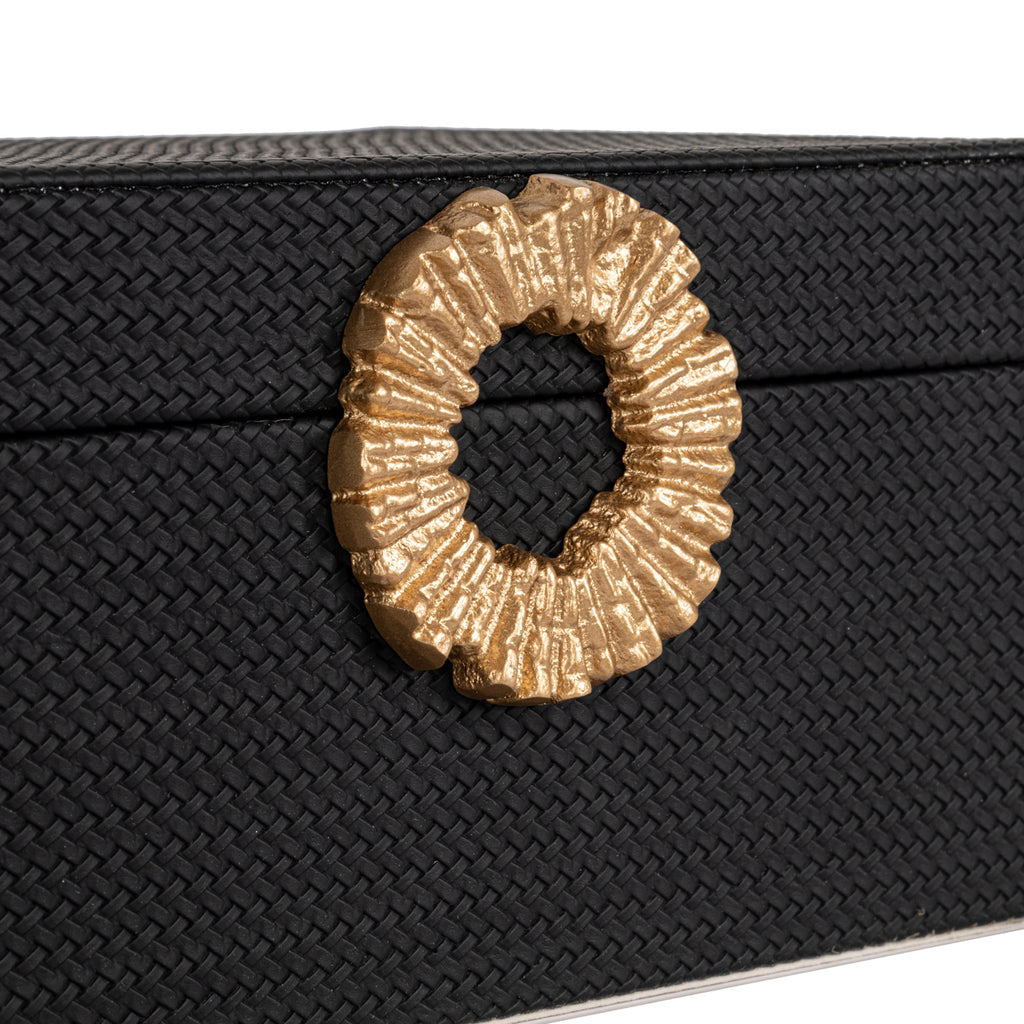 Aufbewahrungsbox Amal black/gold large