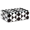 Aufbewahrungsbox Silas black/white large