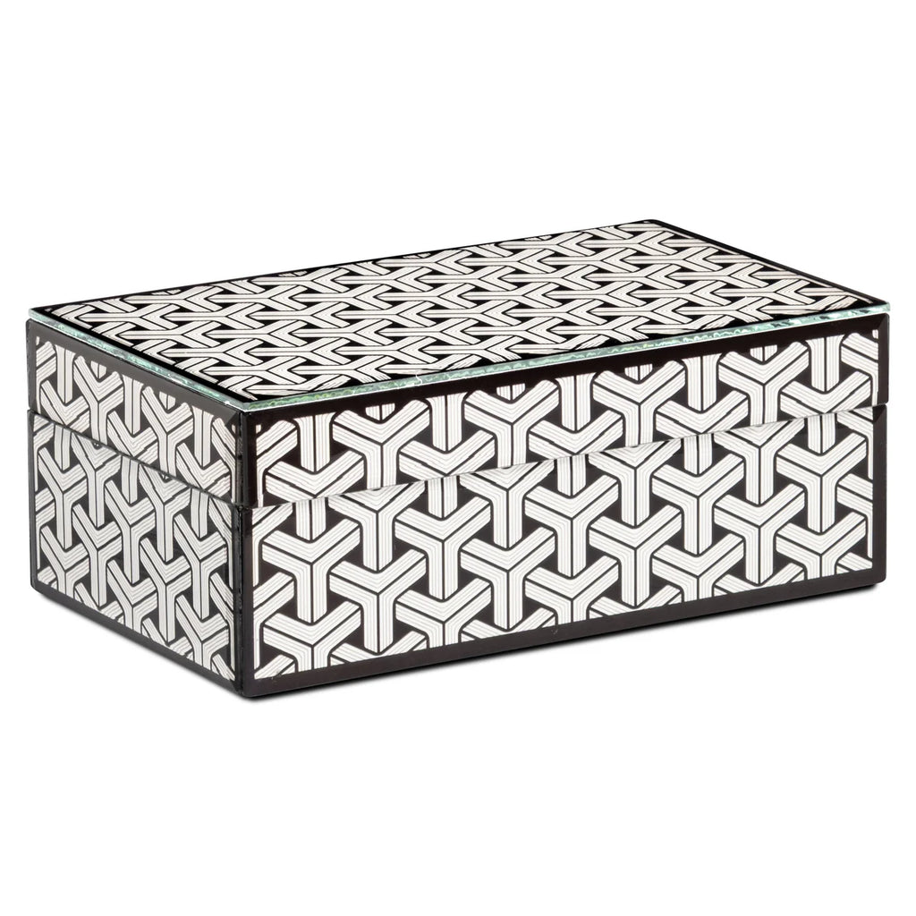 Aufbewahrungsbox Feliz black/white small