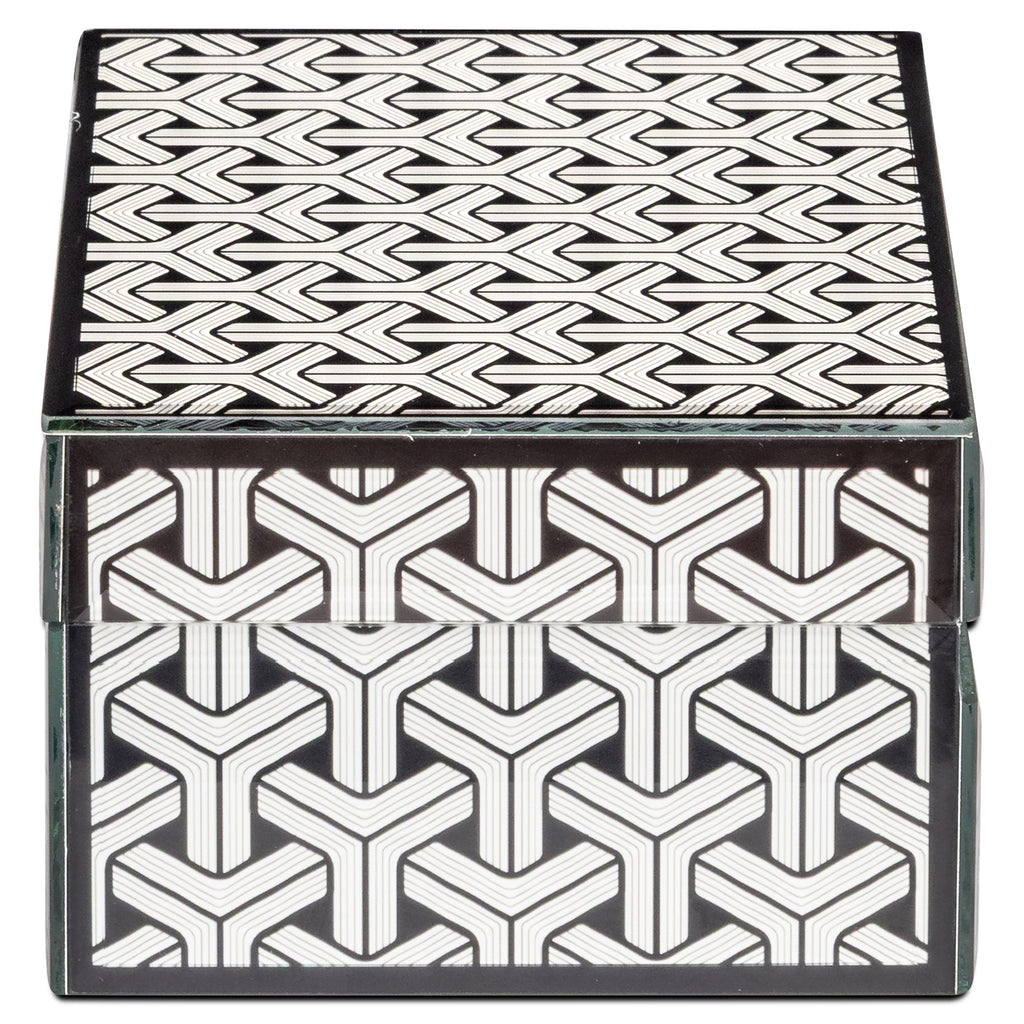 Aufbewahrungsbox Feliz black/white small