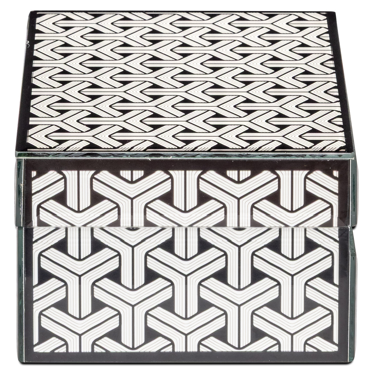Aufbewahrungsbox Feliz black/white small