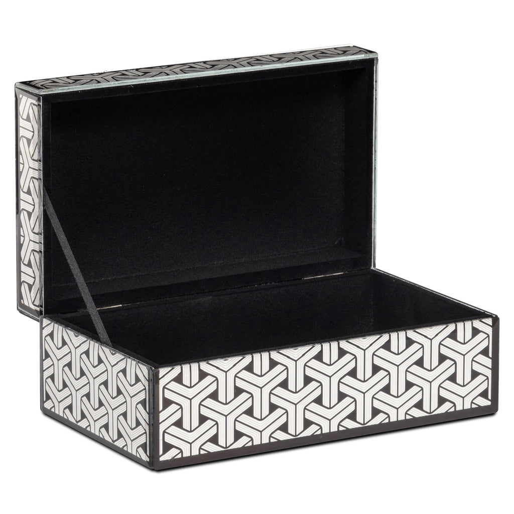 Aufbewahrungsbox Feliz black/white small
