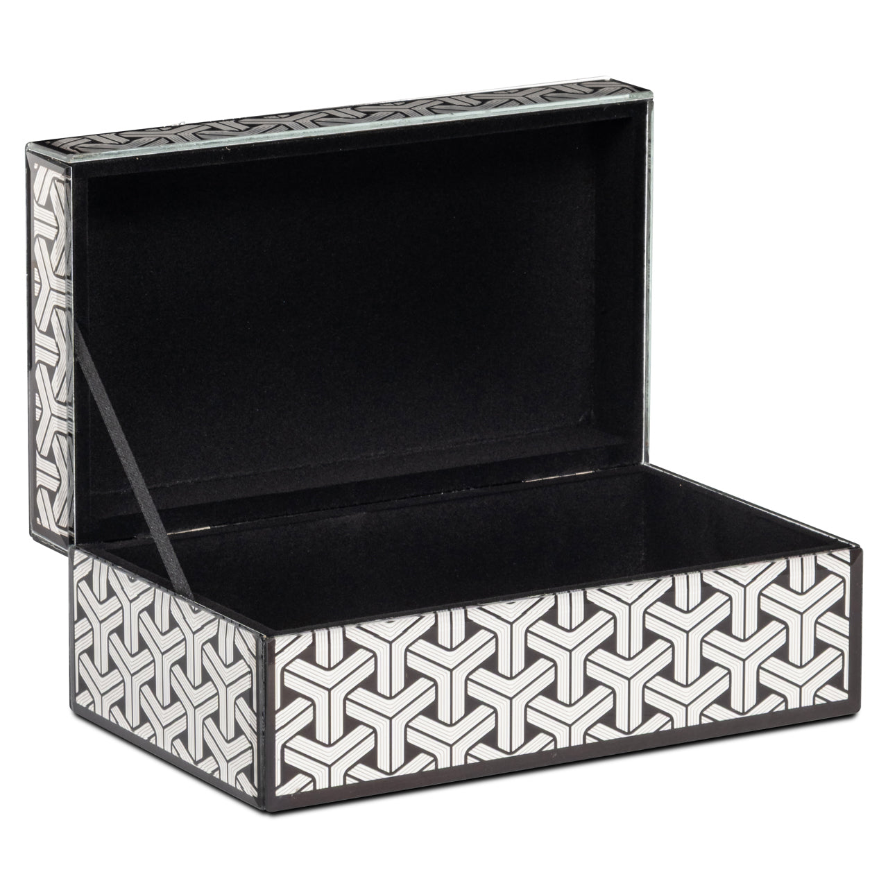 Aufbewahrungsbox Feliz black/white small