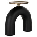 Kerzenhalter Livi black/gold small