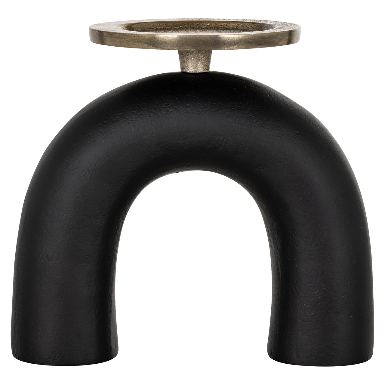 Kerzenhalter Livi black/gold small
