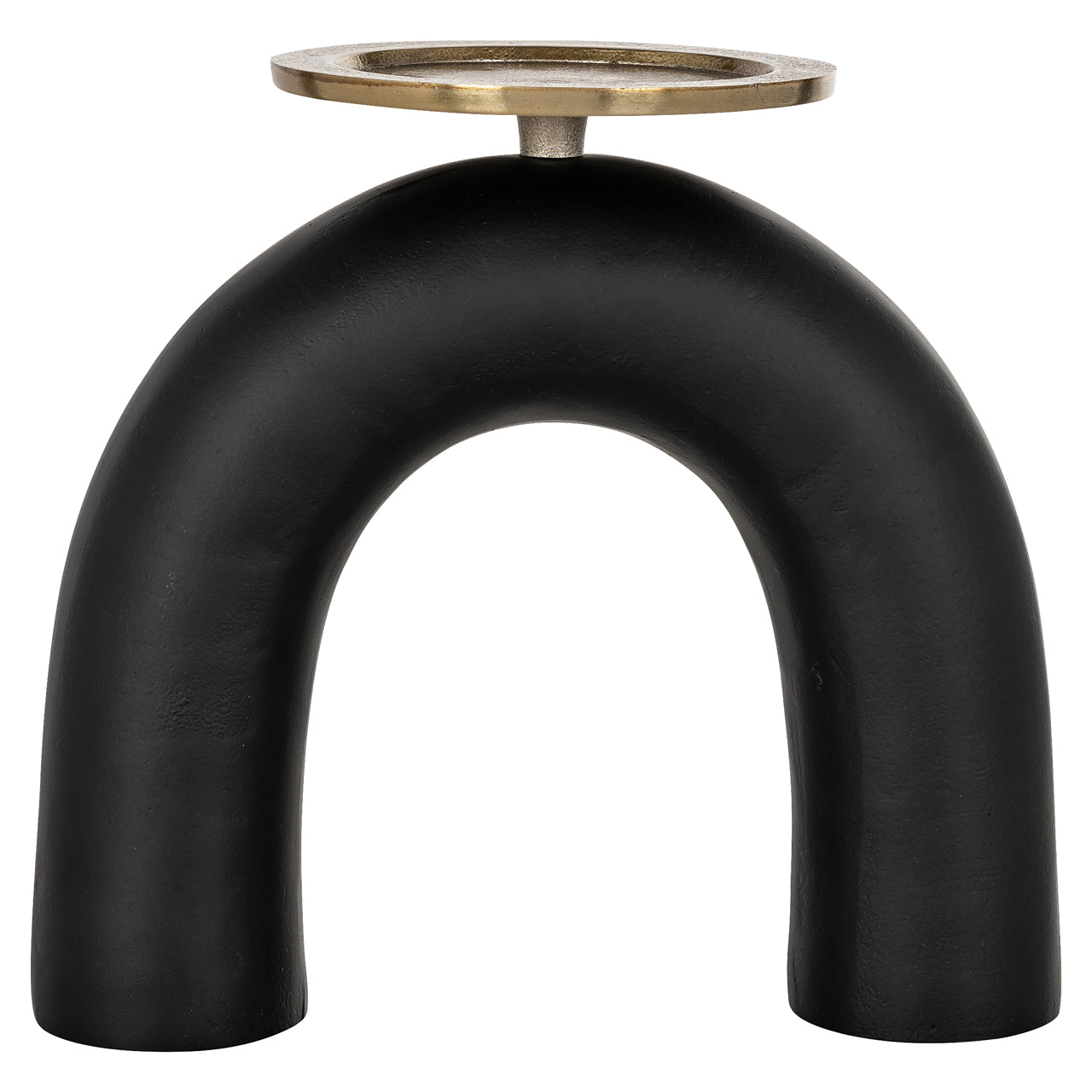Kerzenhalter Livi black/gold large