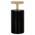 Kerzenhalter Caya black/gold small