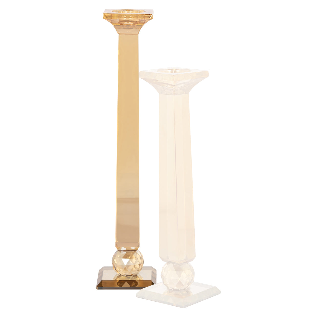 Kerzenhalter Milou amber large