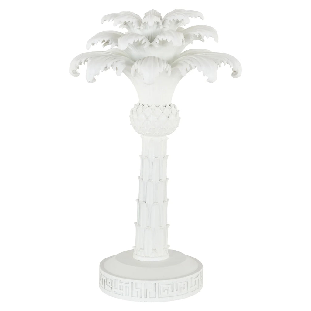 Kerzenhalter Palma white small