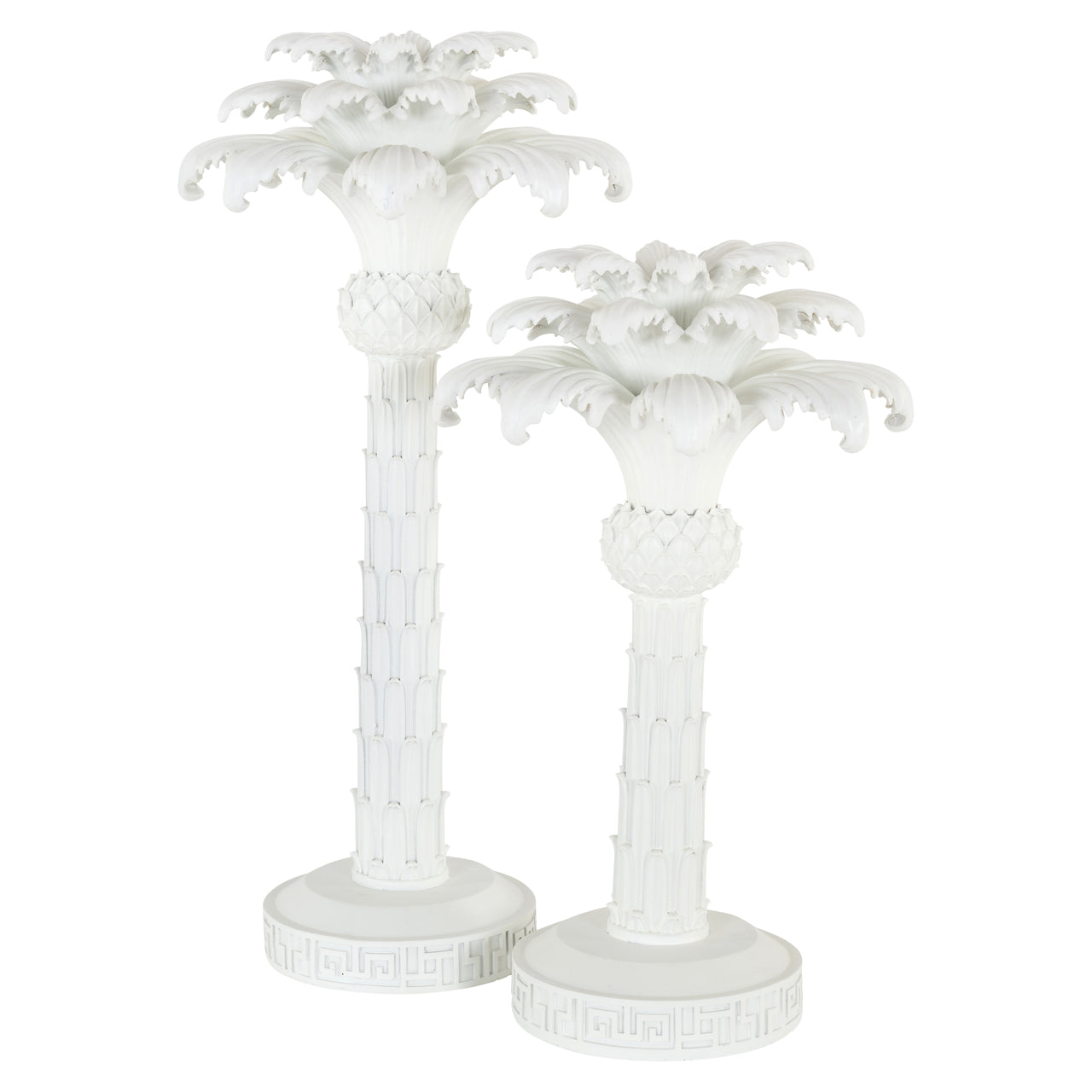 Kerzenhalter Palma white small