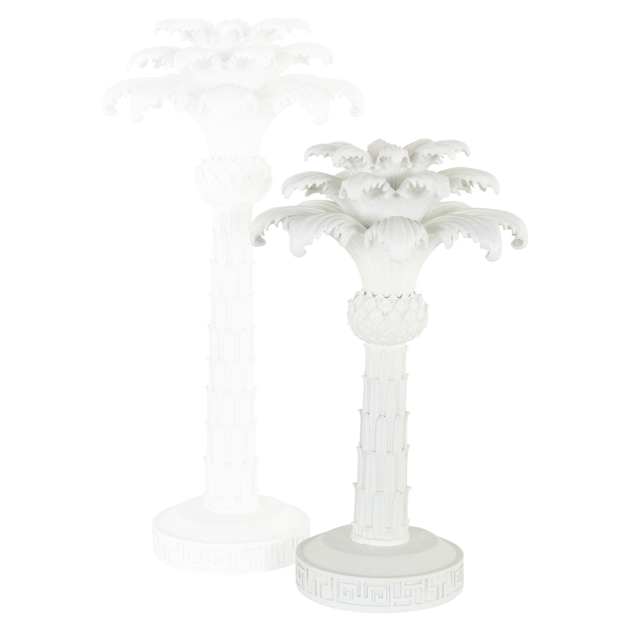 Kerzenhalter Palma white small