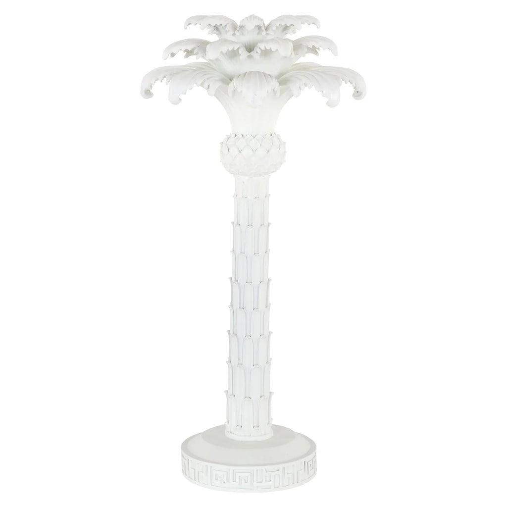 Kerzenhalter Palma white large
