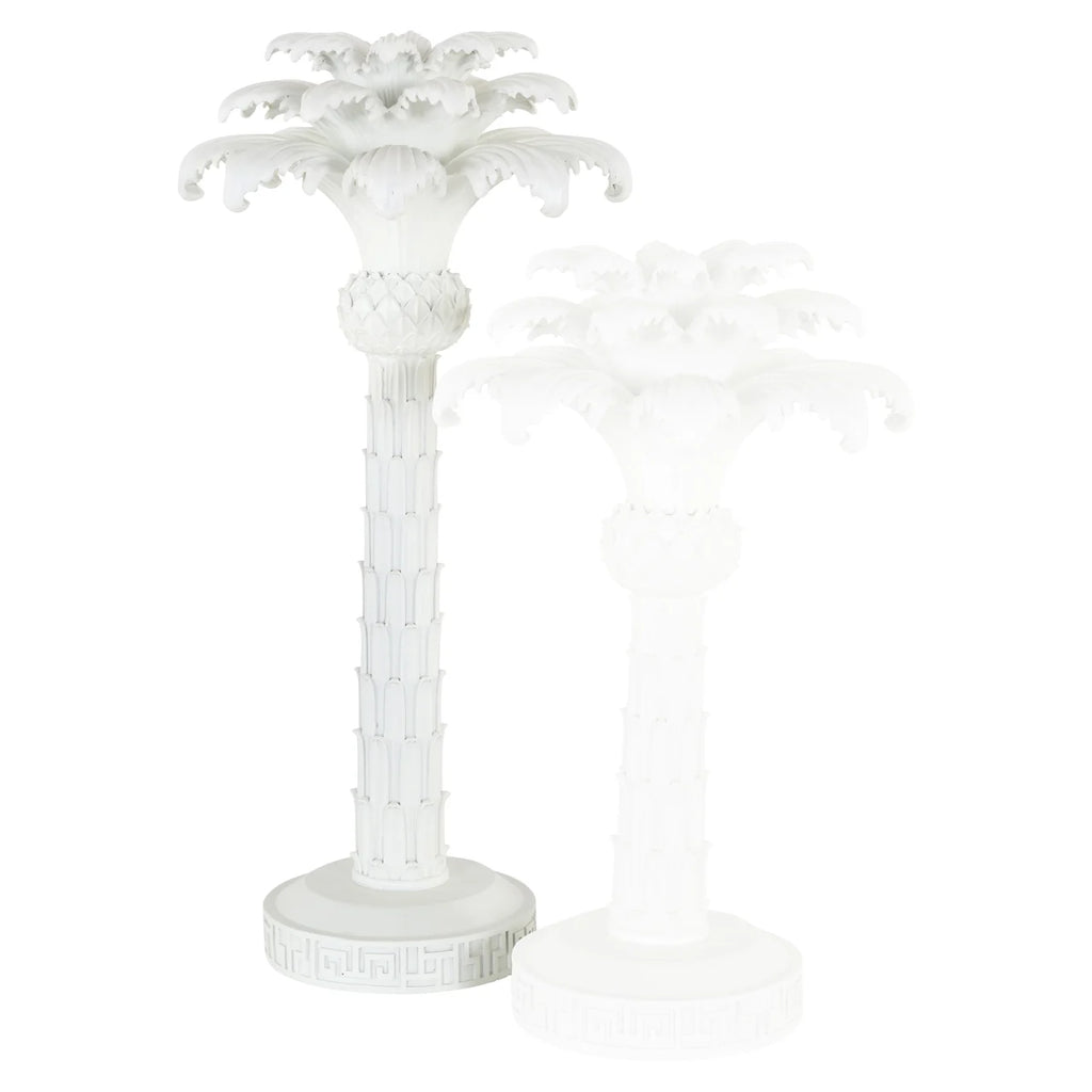 Kerzenhalter Palma white large