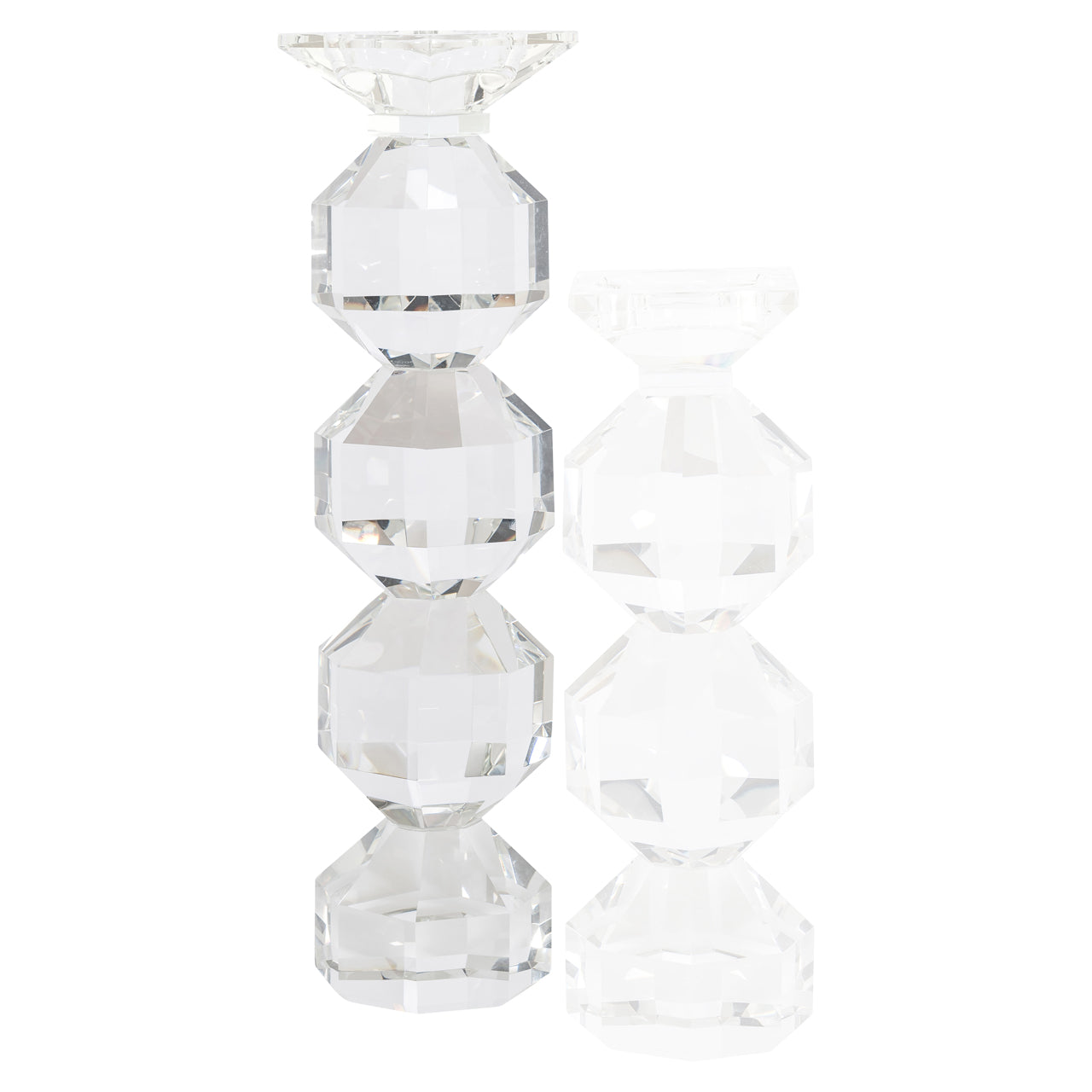 Kerzenhalter Safia clear transparent large
