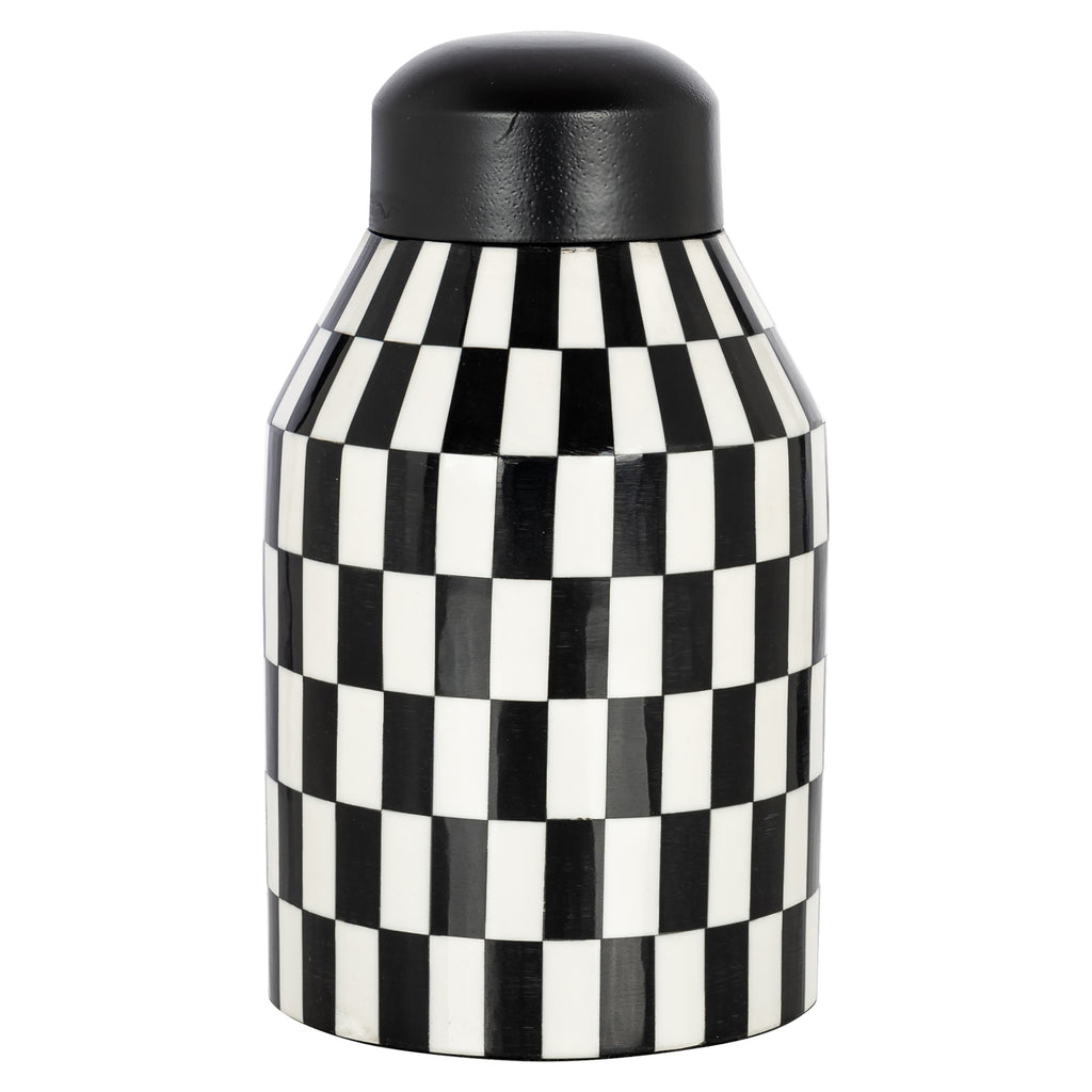 Aufbewahrungsbox Malou black/white small