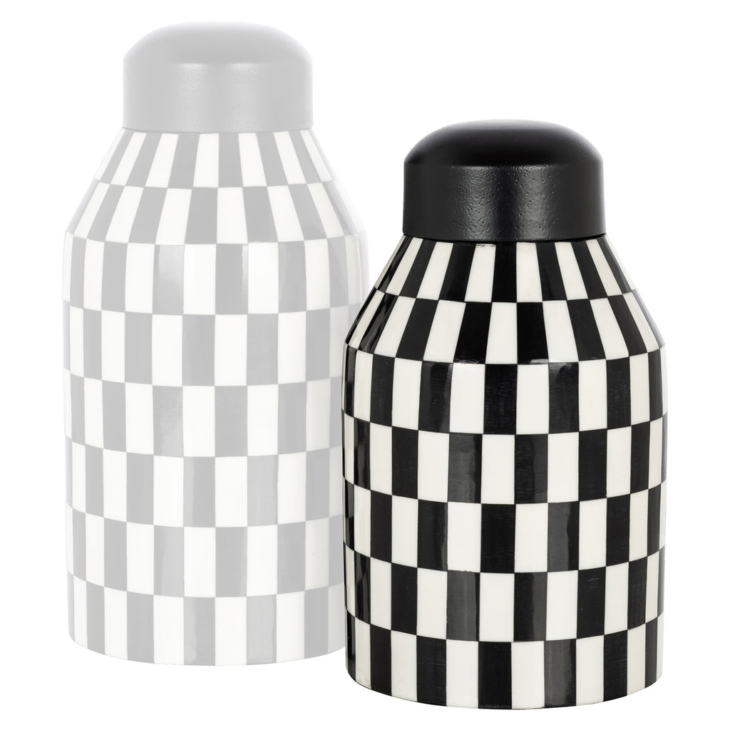 Aufbewahrungsbox Malou black/white small